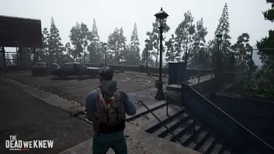 A survivor cooking stew over a campfire after hunting in The Dead We Knew