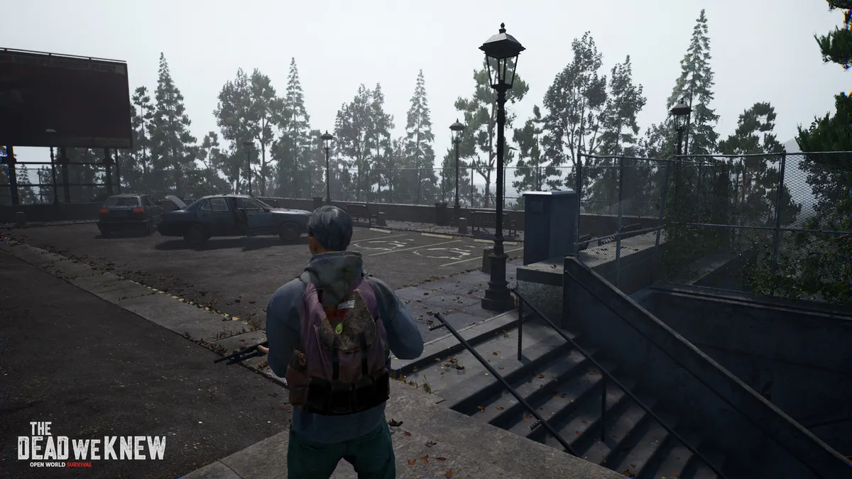 A survivor cooking stew over a campfire after hunting in The Dead We Knew